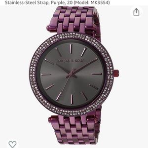 Beautiful purple MK watch!